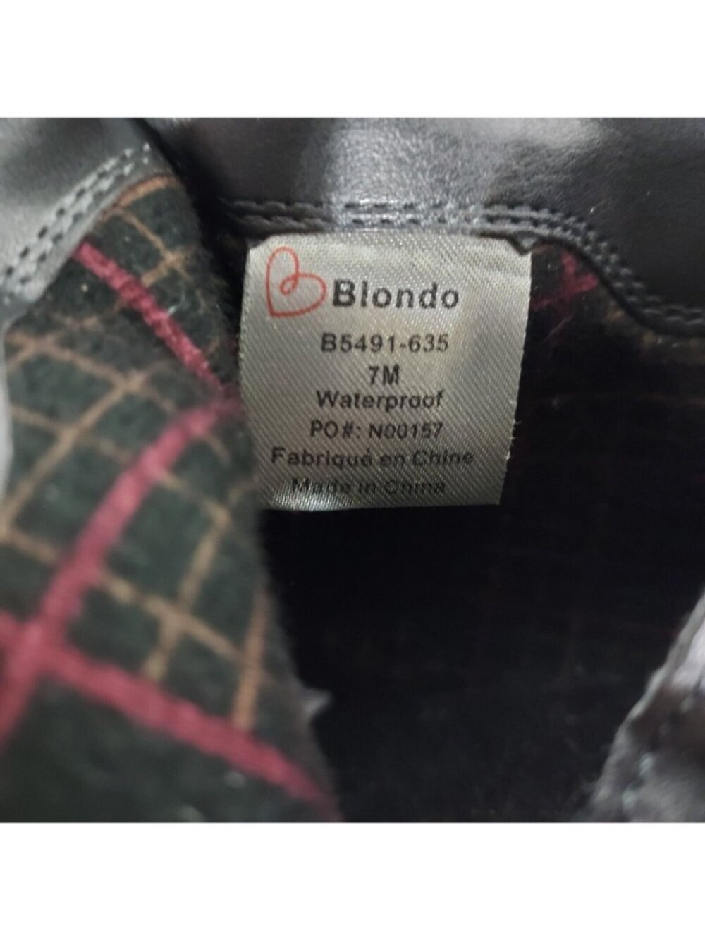 Blondo Black Suede Booties Waterproof Side Zip Ankle Hight Size 7 - Picture 8 of 12